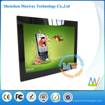 Mirror frame 15 inch Android OS 4.4 digital photo frame with wifi